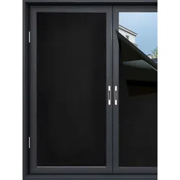 Woohome Black Frosted Glass Window Stickers-picture-25