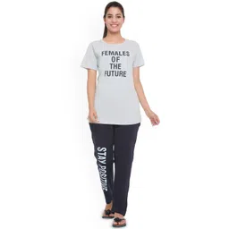 WOOL 4U Women Printed Night suit-picture-39