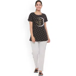 WOOL 4U Women Printed Night suit-picture-40