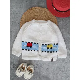 Woonie Boys Handknitted Cable Knit Cardigan-picture-31