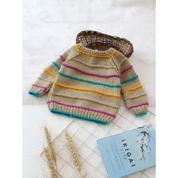 Woonie Boys Striped Cardigan Sweaters-picture-13