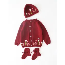 Woonie Kids-Pack Of 3 Self-Design Acrylic Baby Apparel Gift Set-picture-15