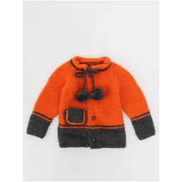 Woonie Unisex Kids Orange & Black-picture-16