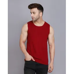 WOOSTRO Men Pack Of 2 Solid Round Neck Cotton Slim Fit T-shirts-picture-31