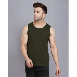 WOOSTRO Men Pack Of 2 Solid Round Neck Cotton Slim Fit T-shirts-picture-34