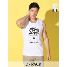 WOOSTRO Men Typography 2 Printed Slim Fit T-shirt-picture-16