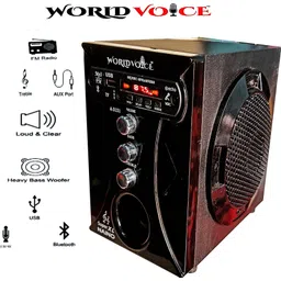 world voice BT01 SUPER-XL BLK NANO LED Sub-woofer/ECHO MIC SYSTEM BT/FM/MP3/USB/SDCard/AUX 160 W Bluetooth Home Audio Speaker-picture-23