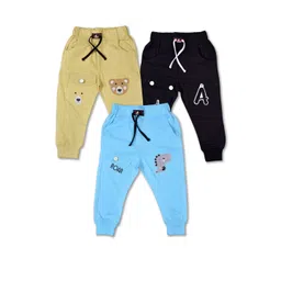 WORTON FASHION Boys Pack of 3 Cotton Joggers-picture-48