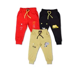 WORTON FASHION Boys Pack of 3 Printed Jogger Pants-picture-35