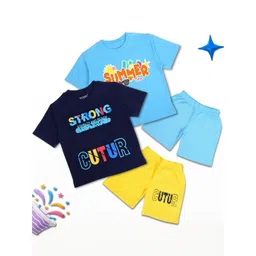 WORTON FASHION Kids 2 Set Printed T-shirt & Shorts-picture-50