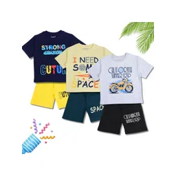 WORTON FASHION Unisex Kids Printed T-shirt with Shorts-picture-32