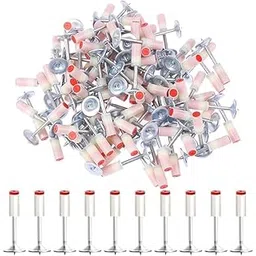 WORTTARS100 PCS Manual Steel Nail Gun-7.3mm Mini Round Nails for Nail Gun Wall Fastening Tool- Strong& Reliable for DIY or Professional Use for Woodworking, Construction & Home Projects-picture-50