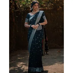WOVENSTOCK Woven Design Art Silk Kanjeevaram Saree-picture-40