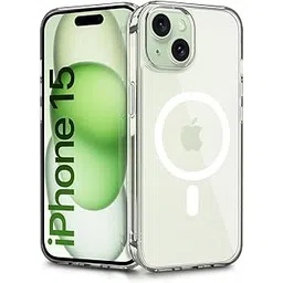 WOW IMAGINE Ultra-Hybrid Back Case Cover for iPhone 15 Compatible with MagSafe | Sleek Hard Crystal Clear Back | Drop & Camera Protection | Shockproof Mobile Case For iPhone 15 (PC & TPU, Transparent)-picture-25