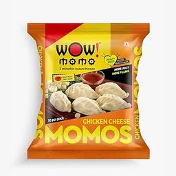 Wow Momo Chicken Cheese Momos 10Pcs-picture-26