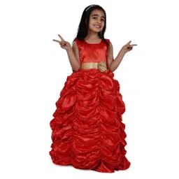 Wow Princess Satin A-Line Maxi Dress-picture-31