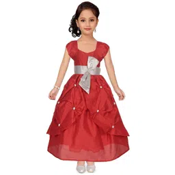 Wow Princess Satin A-Line Maxi Dress-picture-30