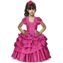 Wow Princess Satin A-Line Maxi Dress-picture-12