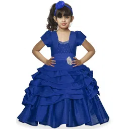 Wow Princess Satin A-Line Maxi Dress-picture-15