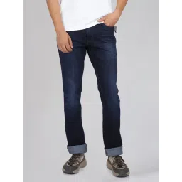 Wrangler Blue Cotton Slim Fit Jeans-picture-31