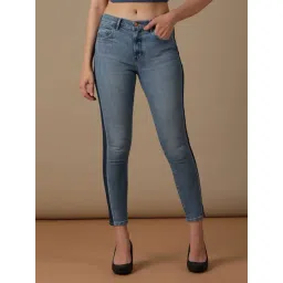 Wrangler Blue Skinny Fit High Rise Jeans-picture-27