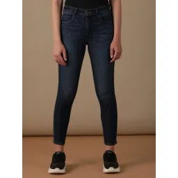 Wrangler Blue Skinny Fit High Rise Jeans-picture-30