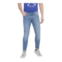 Wrangler Blue Skinny Fit Lightly Washed Jeans-picture-14