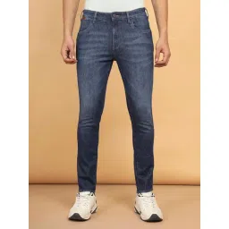 Wrangler Bostin Blue Slim Fit Lightly Washed Jeans-picture-29