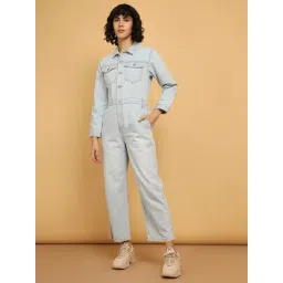 Wrangler Light Blue Denim Jumpsuit-picture-11