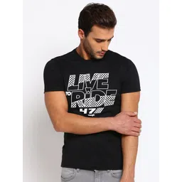 Wrangler Men Black Typography Printed T-shirt-picture-15