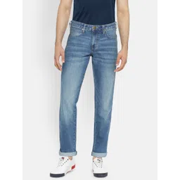 Wrangler Men Blue Millard Regular Fit Mid-Rise Clean Look Stretchable Jeans-picture-40