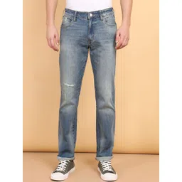 Wrangler Men Millard Straight Fit Mildly Distressed Stretchable Jeans-picture-42