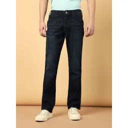 wrangler Men Regular Mid Rise Dark Blue Jeans-picture-16