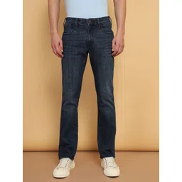 wrangler Men Regular Mid Rise Dark Blue Jeans-picture-14