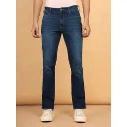 Wrangler Millard Blue Regular Fit Lightly Washed Jeans-picture-25