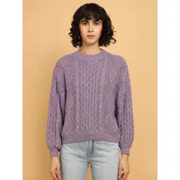 Wrangler Purple Knitted Sweater-picture-14