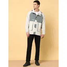 Wrangler Unisex Colourblocked Lightweight Longline Windcheater Bomber Jacket-picture-21