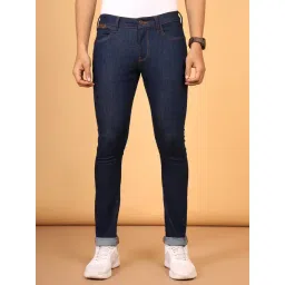 Wrangler Vegas Dark Blue Skinny Fit Low Rise Jeans-picture-13