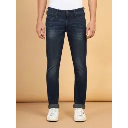 Wrangler Vegas Dark Blue Skinny Fit Low Rise Jeans-picture-10