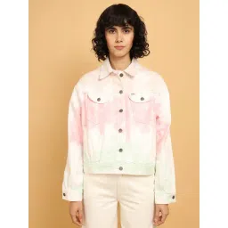 Wrangler White Tie-Dye Denim Jacket-picture-14