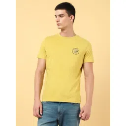 Wrangler Yellow Cotton Regular Fit Printed T-Shirt-picture-23