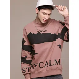 WROGN Abstract Printed Oversized Fit Sweatshirt-picture-35