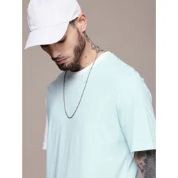 WROGN Colourblocked Pure Cotton Comfort Fit T-shirt-picture-35