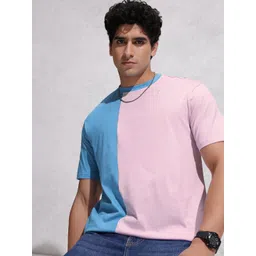 WROGN Colourblocked Pure Cotton T-shirt-picture-18