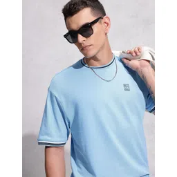 WROGN Drop-Shoulder Sleeves Pure Cotton Oversized T-shirt-picture-20