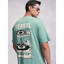 WROGN Graphic Printed Pure Cotton Oversized T-shirt-picture-21