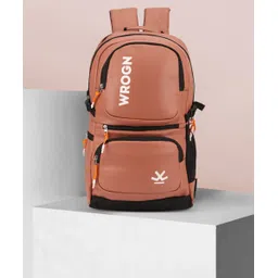 wrogn Large 35 L Laptop Backpack BP/REXINE/1500/BEIGE-BLK CHAIN-35L-picture-17