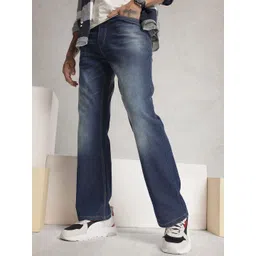 WROGN Men Bootcut Heavy Fade Stretchable Jeans-picture-23