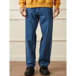 WROGN Men Comfort Clean Look Relaxed Fit Mid-Rise Jeans-picture-36