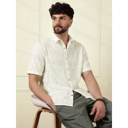 WROGN Men Comfort Floral Opaque Printed Casual Shirt-picture-32